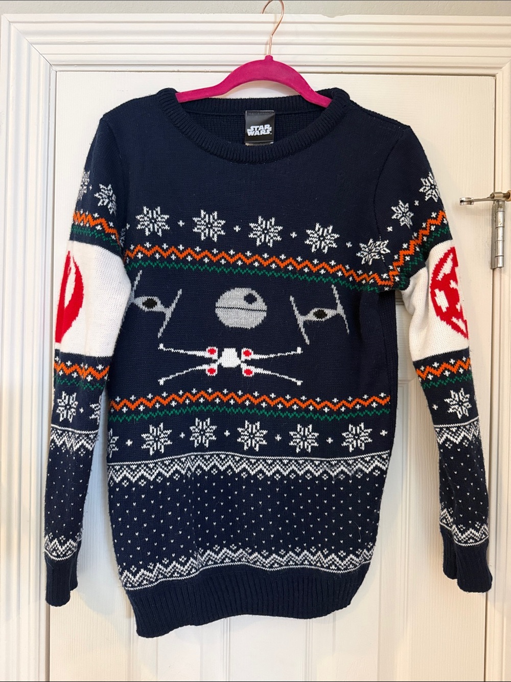 Star Wars Men’s Christmas Sweater, Sz XS
